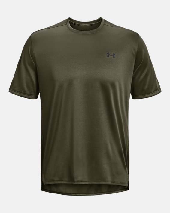 Men's UA Tech™ Vent Short Sleeve, Green, pdpMainDesktop image number 4